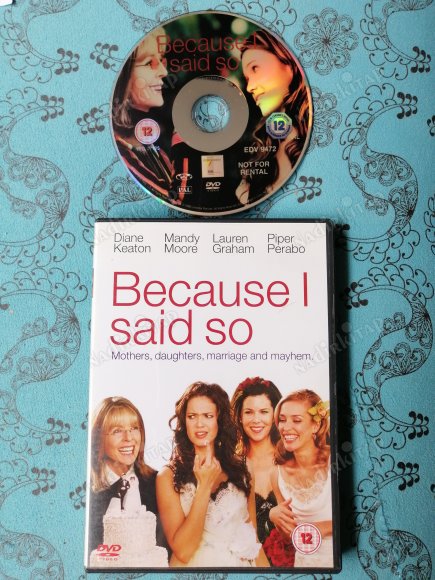 BECAUSE I SAID SO - DIANE KEATON / MANDY MOORE -  DVD  FİLM 97 DAKİKA +EXTRAS AVRUPA BASIM TÜRKÇE DİL SEÇENEĞİ YOKTUR (+12)