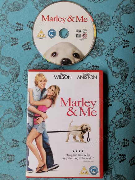 MARLEY & ME   - JENNIFER ANISTON / OWEN WILSON DVD  FİLM - 110  DAKİKA +EXTRAS AVRUPA BASIM TÜRKÇE DİL SEÇENEĞİ YOKTUR