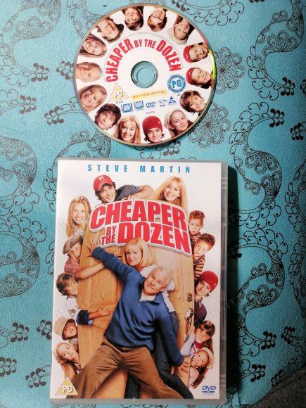 CHEAPER BY THE DOZEN - STEVE MARTIN -   DVD  FİLM - 94  DAKİKA +EXTRAS AVRUPA BASIM TÜRKÇE DİL SEÇENEĞİ YOKTUR