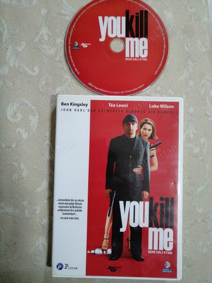 YOU KILL ME ( BENİ DELİ ETME ) BEN KINGSLEY / TEA LEONI  -  DVD FİLM - 88  DAKİKA