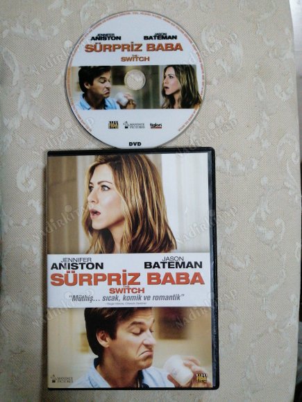 SÜRPRİZ BABA ( THE SWITCH ) - JENNIFER ANISTON / JASON BATEMAN   DVD FİLM -101  DAKİKA + EKSTRALAR