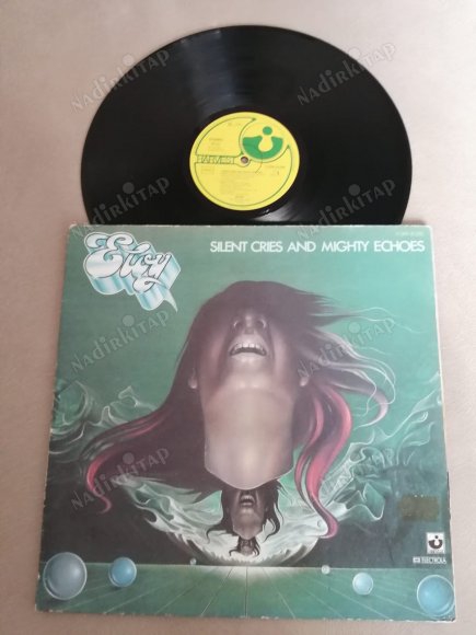 ELOY - SILENT CRIES AND MIGHTY ECHOES 1979 ALMANYA BASIM LP ALBÜM - 33 LÜK PLAK