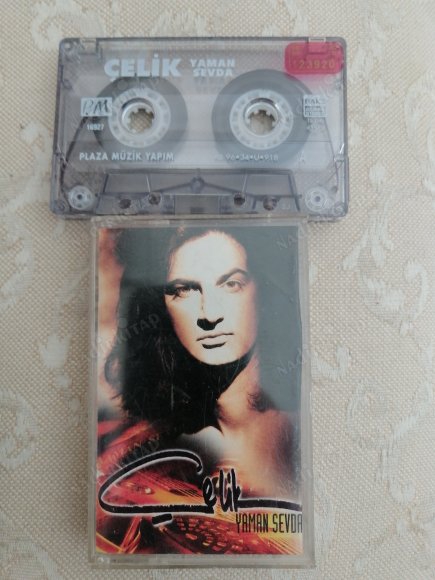 ÇELİK - YAMAN SEVDA -  1996  TÜRKİYE BASIM -(KASET)