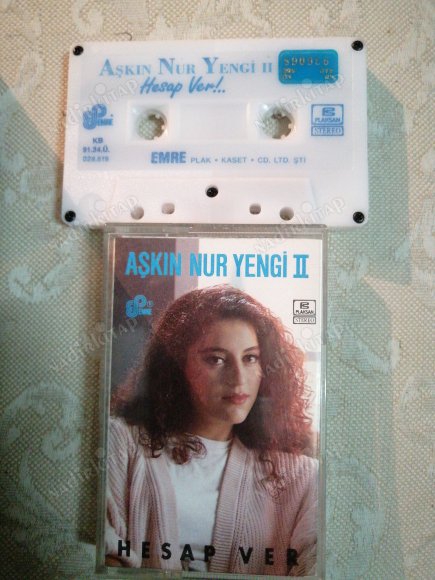 AŞKIN NUR YENGİ II - HESAP VER 1991  TÜRKİYE BASIM -(KASET)