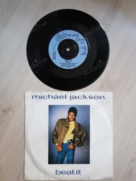 MICHAEL JACKSON - BEAT IT - 1983 İNGİLTERE  BASIM 45 LİK PLAK