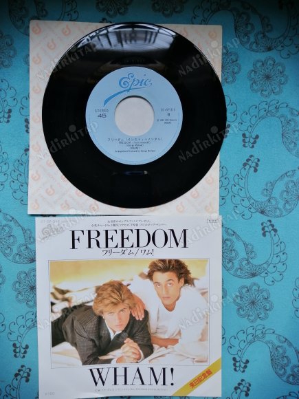 WHAM  - FREEDOM  1984   JAPONYA  BASIM 45 LİK PLAK