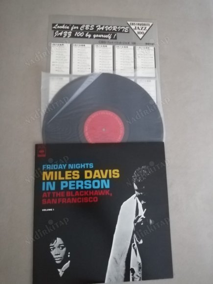 MILES DAVIS - IN PERSON FRIDAY NIGHTS AT THE BLACKHAWK-1979  JAPONYA BASIM 33 LÜK LP PLAK( OBİ YOK)