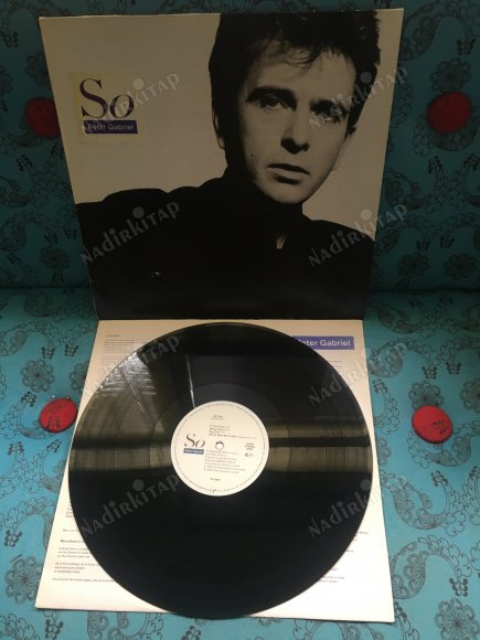 PETER GABRIEL SO - 1986 ALMANYA BASIM - 33 LÜK LP PLAK