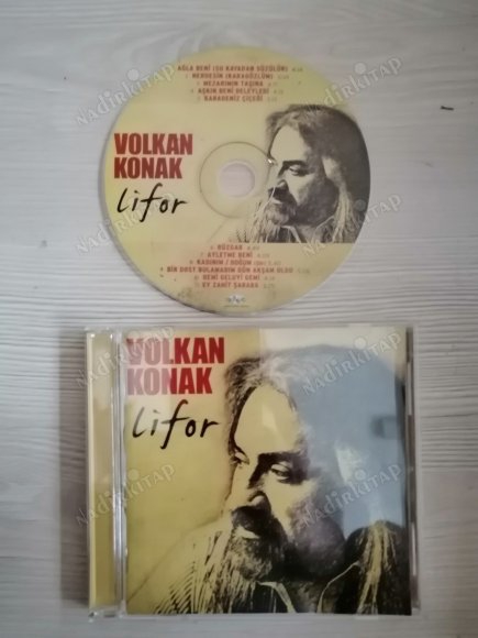 VOLKAN KONAK - LİFOR  CD  -2012 TÜRKİYE BASIM