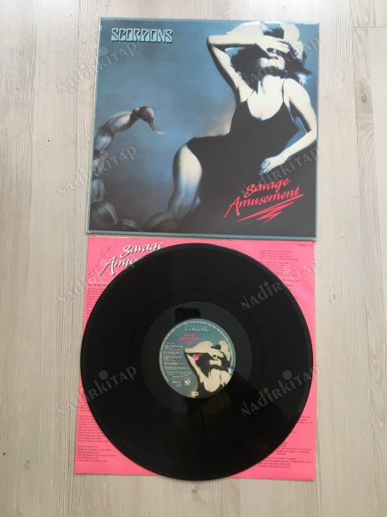 SCORPIONS  SAVAGE AMUSEMENT  - 1988 PORTEKİZ  BASIM - 33 LÜK PLAK