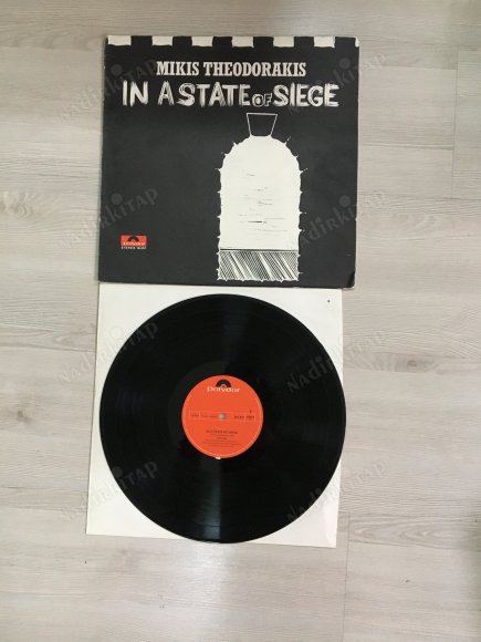 MIKIS THEODORAKIS - IN A STATE OF SIEGE - 1969 ALMANYA BASIM -33 LÜK LP PLAK