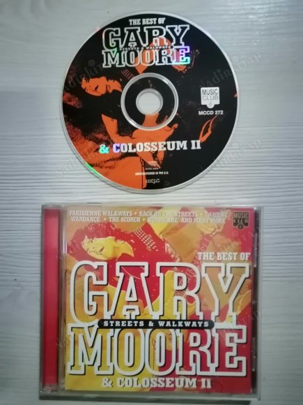 GARY MOORE  -  STREETS & WALKWAYS-THE BEST OF GARY MOORE & COLOSSEUM II - CD ALBÜM - 1996 İNGİLTERE   BASIM