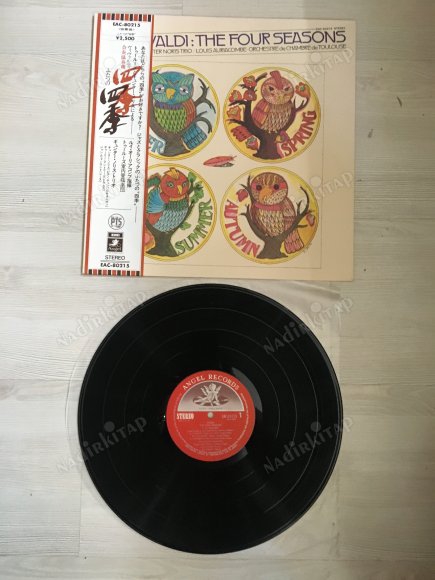 VIVALDI: THE FOUR SEASONS/DÖRT MEVSİM- 198? JAPONYA BASIM - NADİR LP 33’LÜK PLAK