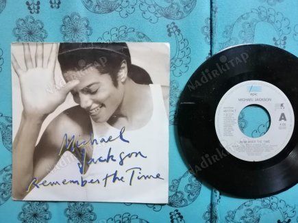 MICHAEL JACKSON - REMEMBER THE TIME -   1991 HOLLANDA BASIM 45 LİK PLAK