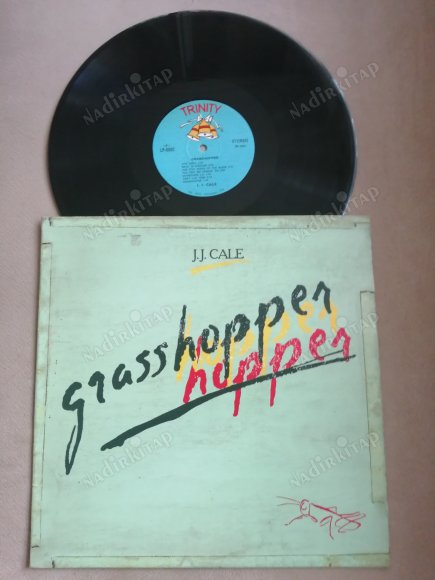 J.J CALE - GRASSHOPPER - 1982  TÜRKİYE  BASIM LP ALBÜM  - 33 LÜK PLAK