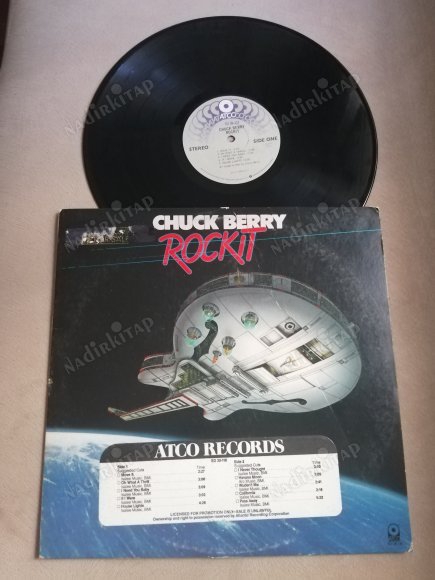 CHUCK BERRY - ROCK IT 1979 USA BASIM 33 LÜK  LP  PLAK