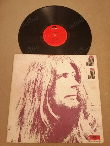 JOHN MAYALL - USA UNION 1970 ALMANYA  BASIM 33 LÜK  LP  PLAK