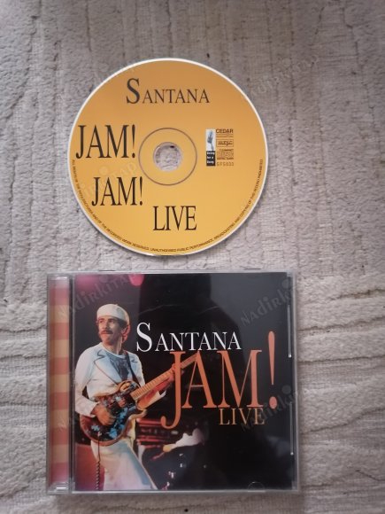 SANTANA  / SANTANA JAM! LIVE  /  CD  ALBÜM  /  1996 EEC (AVRUPA)   BASIM