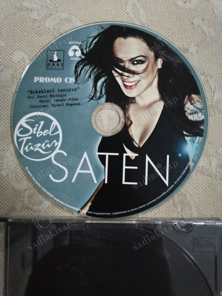 SİBEL TÜZÜN  / SATEN  /   PROMO  SINGLE  CD - 2010  TÜRKİYE  BASIM