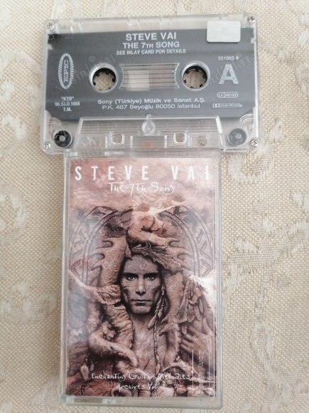 STEVE VAI  / 7TH SON   - 2000  TÜRKİYE  BASIM  ( KASET )