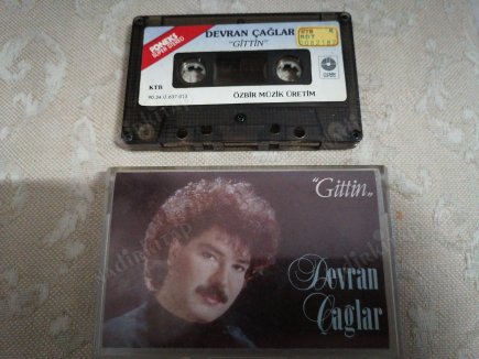 DEVRAN ÇAĞLAR /  GİTTİN  /  1990 TÜRKİYE  BASIM KASET - KAĞITLI