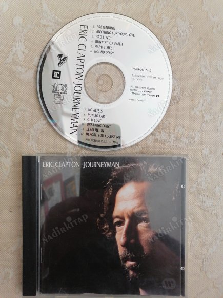 ERIC CLAPTON   / JOURNEYMAN   /   ALBÜM  CD -1989 ALMANYA  BASIM