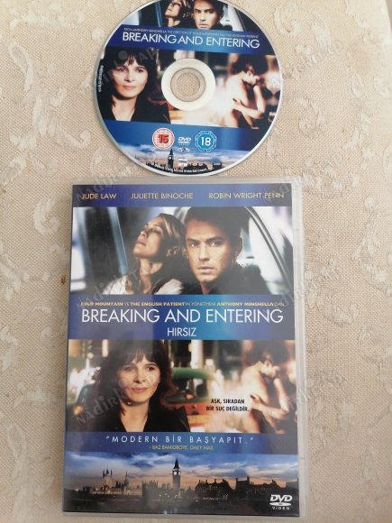 BREAKING AND ENTERING ( HIRSIZ )   / JUDE LAW JULIETTE BINOCHE  / DVD FİLM -  / 120  DAKİKA - TÜRKİYE BASIM