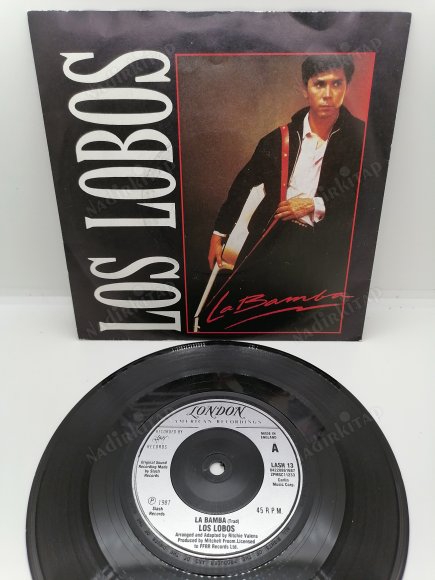 LOS LOBOS - LA BAMBA - 1987 İNGİLTERE  BASIM 45 LİK PLAK