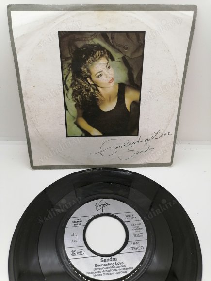 SANDRA - EVERLASTING LOVE - 1987 ALMANYA BASIM 45 LİK PLAK