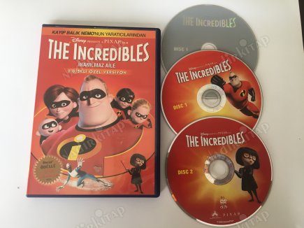 THE INCREDEIBLES- İNANILMAZ AİLE/ 2 DİSKLİ ÖZEL VERSİYON - 121 DAKİKA + EKSTRALAR  DVD FİLM