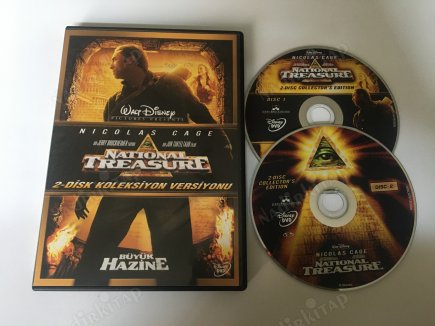 NATIONAL TREASURE / BÜYÜK HAZİNE- NICOLAS CAGE -TÜRKİYE BASIM- 130 DAKİKA - 2 DISK DVD