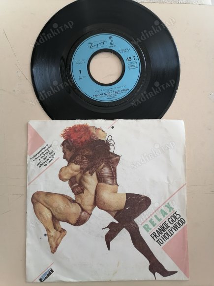 FRANKIE GOES TO HOLLYWOOD - RELAX 1983 FRANSA BASIM 45 LİK PLAK