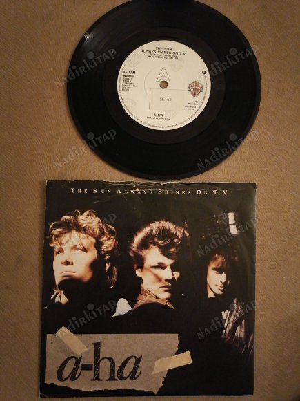 A-HA  /  THE SUN ALWAYS SHINES ON T.V. - 1985 ALMANYA BASIM 45 LİK PLAK 2. EL