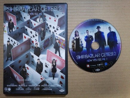 SİHİRBAZLAR ÇETESİ 2 ( NOW YOU SEE ME 2 ) - BİR JON M. CHU  FİLMİ  129 DAKİKA TÜRKİYE BASIM -  DVD  FİLM