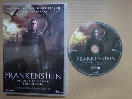 I. FRANKENSTEIN ( ÖLÜMSÜZLERİN SAVAŞI )  - AARON ECKHART -  89 DAKİKA TÜRKİYE BASIM -  DVD  FİLM