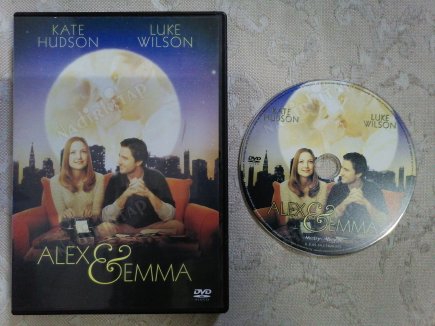 ALEX & EMMA   - KATE HUDSON / LUKE WILSON - 92  DAKİKA TÜRKİYE BASIM -  DVD  FİLM