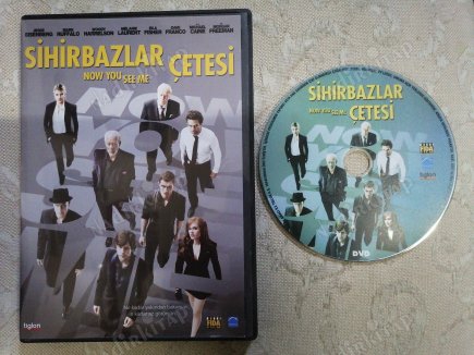 SİHİRBAZLAR ÇETESİ ( NOW YOU SEE ME ) -  BİR LOUIS LETERRIER FİLMİ - 116  DAKİKA TÜRKİYE BASIM -  DVD  FİLM