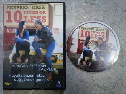 EKSPRES KASA  ( 10 ITEMS OR LESS )  - MORGAN FREEMAN / PAZ VEGA - 78 DAKİKA   TÜRKİYE BASIM - DVD FİLM