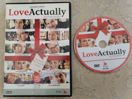 AŞK HERYERDE ( LOVE ACTUALLY )  - HUGH GRANT / EMMA THOMPSON /LAURA LINNEY  - 129  DAKİKA   TÜRKİYE BASIM - DVD FİLM