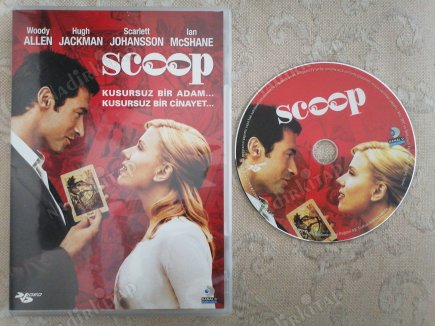 SCOOP - WOODY ALLEN /HUGH HACKMAN / SCARLETT JOHANSSON  - BİR WOODY ALLEN FİLMİ -  92 DAKİKA TÜRKİYE BASIM - DVD  FİLM