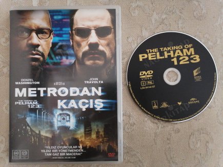 METRODAN KAÇIŞ ( THE TAKING OF PELHAM 123 ) -  DENZEL WASHINGTON/ JOHN TRAVOLTA  101 DAKİKA TÜRKİYE BASIM - DVD  FİLM