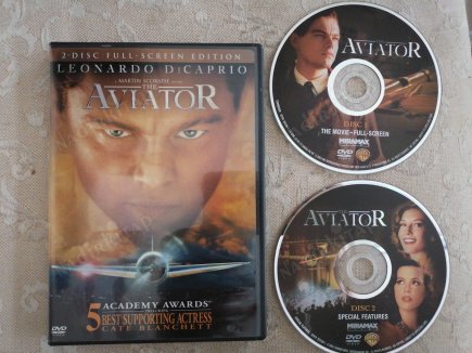 AVIATOR - LEONARDO DI CAPRIO - 2 DISC FULL SCREEN EDITION -  BİR MARTIN SCORSESE FİLMİ -  USA  BASIM ( 1. BÖLGE ) - 170 DAKİKA - DVD