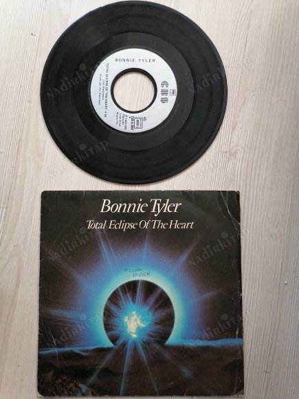 BONNIE TYLER / TOTAL ECLIPSE OF THE HEART / 1982 HOLLANDA BASIM 45 LİK PLAK