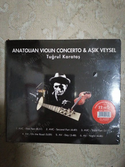 TUĞRUL KARATAŞ - ANATOLIAN VIOLIN CONCERTO & AŞIK VEYSEL   - 2010   TÜRKİYE  BASIM CD ALBÜM - AÇILMAMIŞ AMBALAJINDA