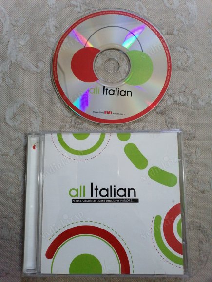 ALL ITALIAN  - 2007 EMI KENT  TÜRKİYE BASIM  ALBÜM CD