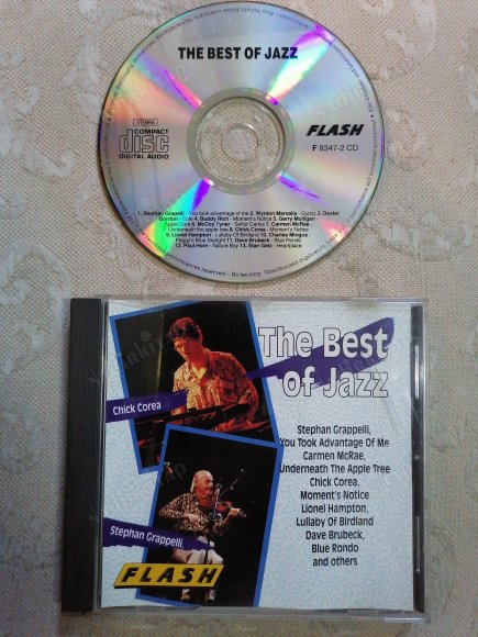 THE BEST OF JAZZ - ( CHICK KOREA DAVE BRUBECK CARMEN MCRAE-)  1997 ALMANYA  BASIM  ALBÜM CD