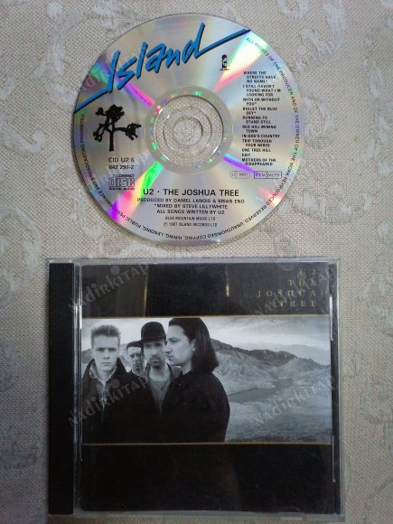 U2  /THE JOSHUA TREE   1987  AVRUPA   BASIM  ALBÜM CD