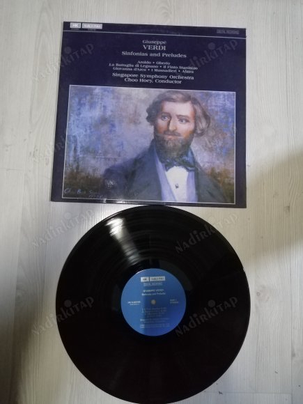 GIUSEPPE VERDI -SINFONIAS AND PRELUDES -SİNGAPUR SENFONİ ORKESTRASI -1984 HONGKONG BASIM LP(NADİR) 