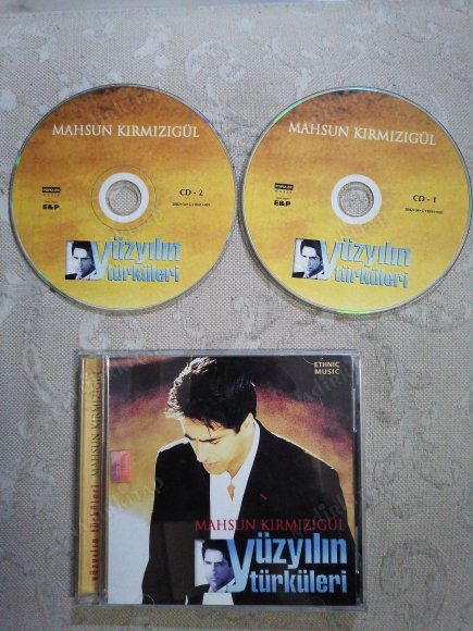 MAHSUN KIRMIZIGÜL -YÜZYILIN TÜRKÜLERİ  - 2002  TÜRKİYE BASIM CD ALBÜM ( DOUBLE CD )