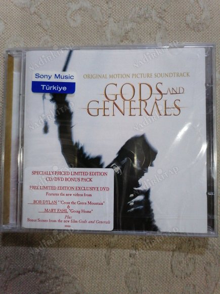 GODS AND GENERALS - ORIGINAL MOTION PICTURE SOUNDTRACK + DVD  -  2002 TÜRKİYE BASIM CD  *AÇILMAMIŞ AMBALAJINDA*